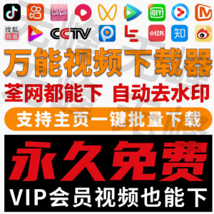 抖音快手短视频批量下载无水印西瓜下载软件网页一键采集高清素材-婷好淘宝虚拟货源