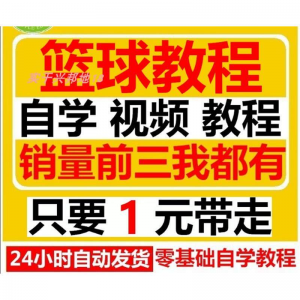 篮球视频教程大全教学训练教学课程基础打篮球技巧街球零基础入门-婷好淘宝虚拟货源