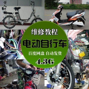 精品电动车维修技术自学视频教程电瓶修复技巧自学视频教程教学-婷好淘宝虚拟货源