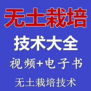 无土栽培视频教程蔬菜无土栽培教程原理无土种植栽培视频技术资料-婷好淘宝虚拟货源