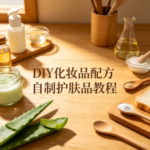 DIY化妆品配方自制护肤品教程学习资料手工制作大全芦荟胶水乳霜-婷好淘宝虚拟货源
